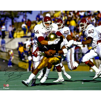 Brian Bosworth Oklahoma Sooners Autographed 16 x 20 Tackle Photograph