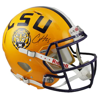 Clyde Edwards-Helaire LSU Tigers Autographed Riddell Speed Authentic Helmet